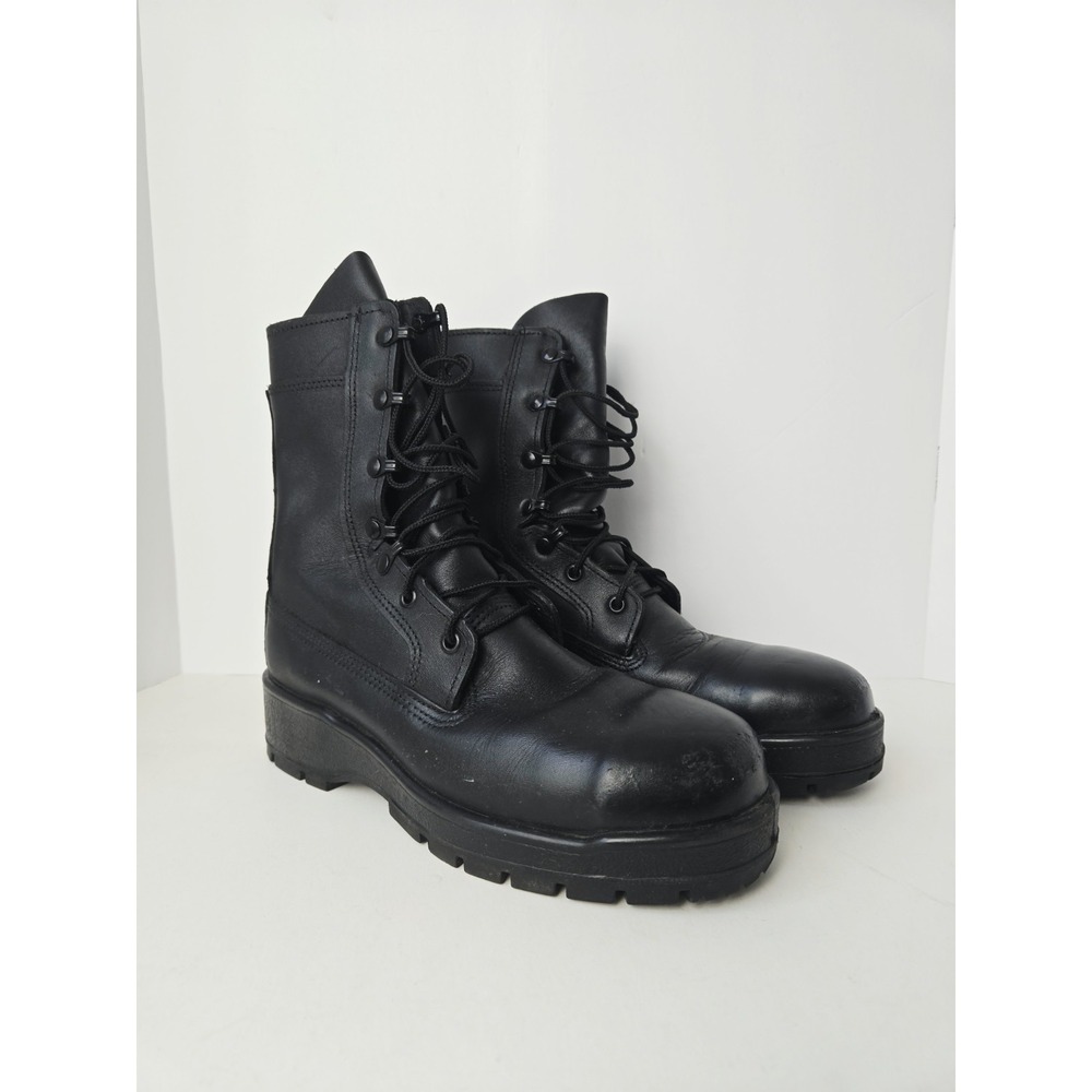 General Purpose military boot Mens sz 7.5 black leather 808 combat boots Rocky